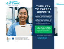 Tablet Screenshot of gatewaytocareers.com